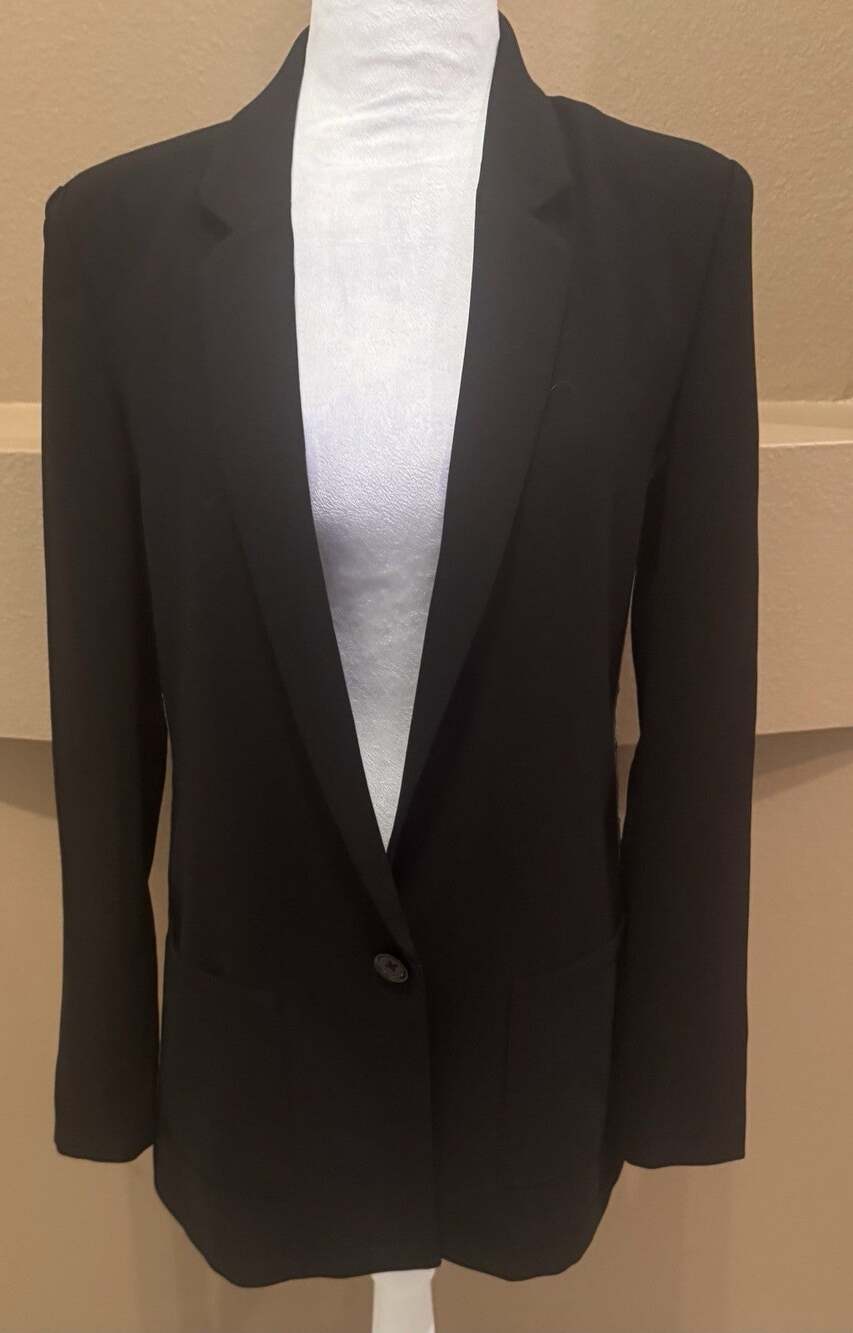 A|X Armani Exchange Women's Fitted Blazer Black Size 4